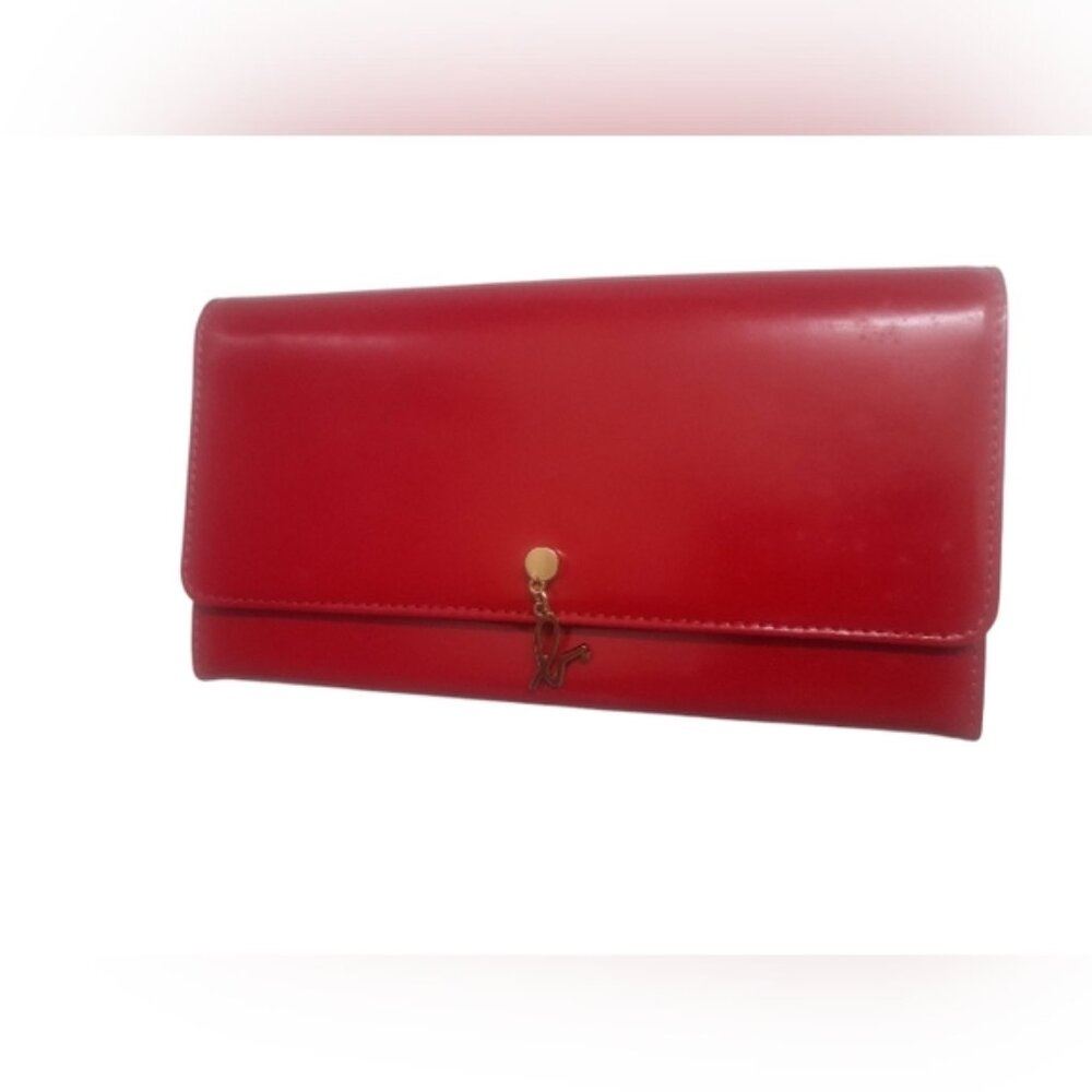 Agnès B Voyage Patent Bi-Fold Wallet